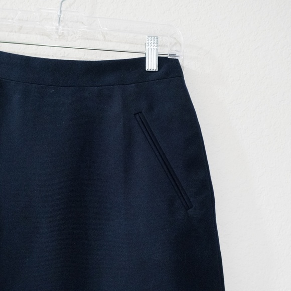 J. Crew Barbadine Skirt Size 2 Blue - Picture 4 of 6